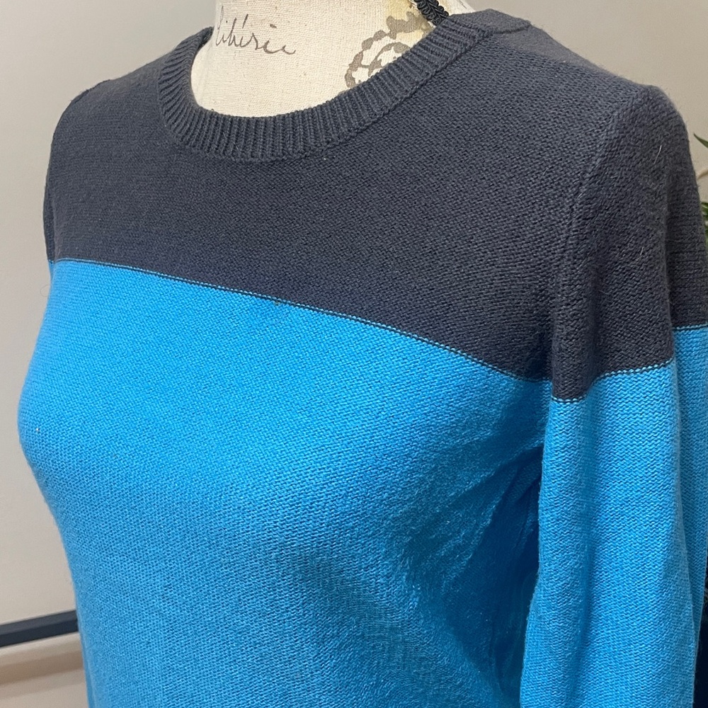 Old Navy men’s Blue and Black Crew Neck Sweater